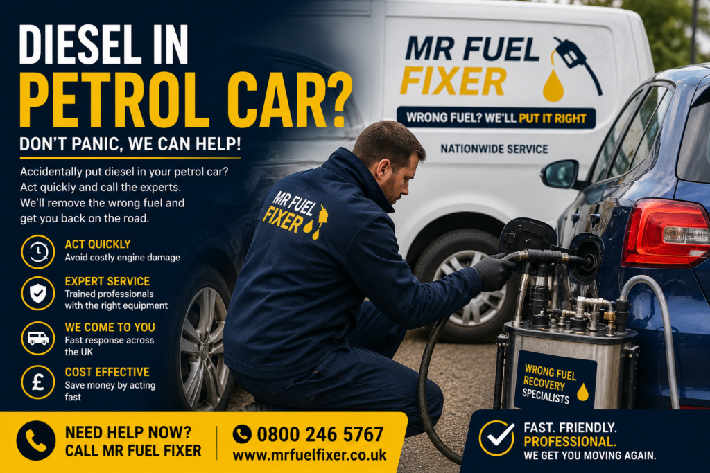 Diesel in Petrol Car: What to Do and How to Avoid Costly Damage