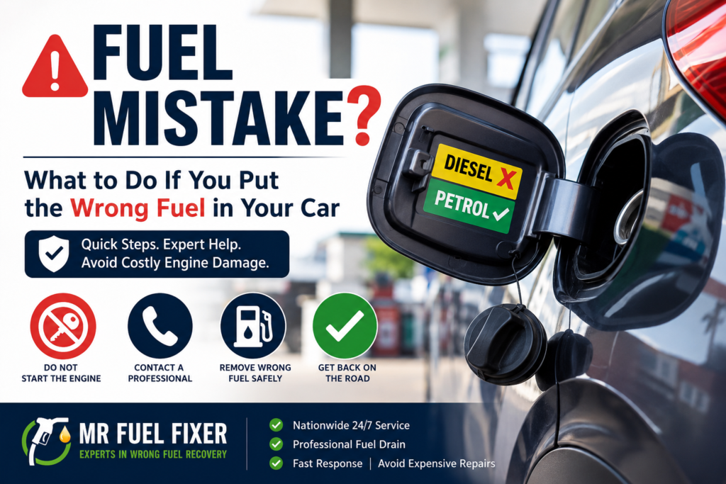 Fuel Mistake: What to Do If You Put the Wrong Fuel in Your Car