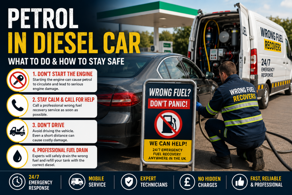 Petrol in Diesel Car: What to Do and How to Avoid Costly Damage