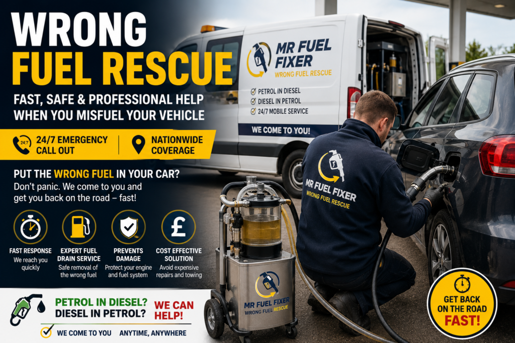 Wrong Fuel Rescue – Fast and Professional Help When You Misfuel Your Vehicle