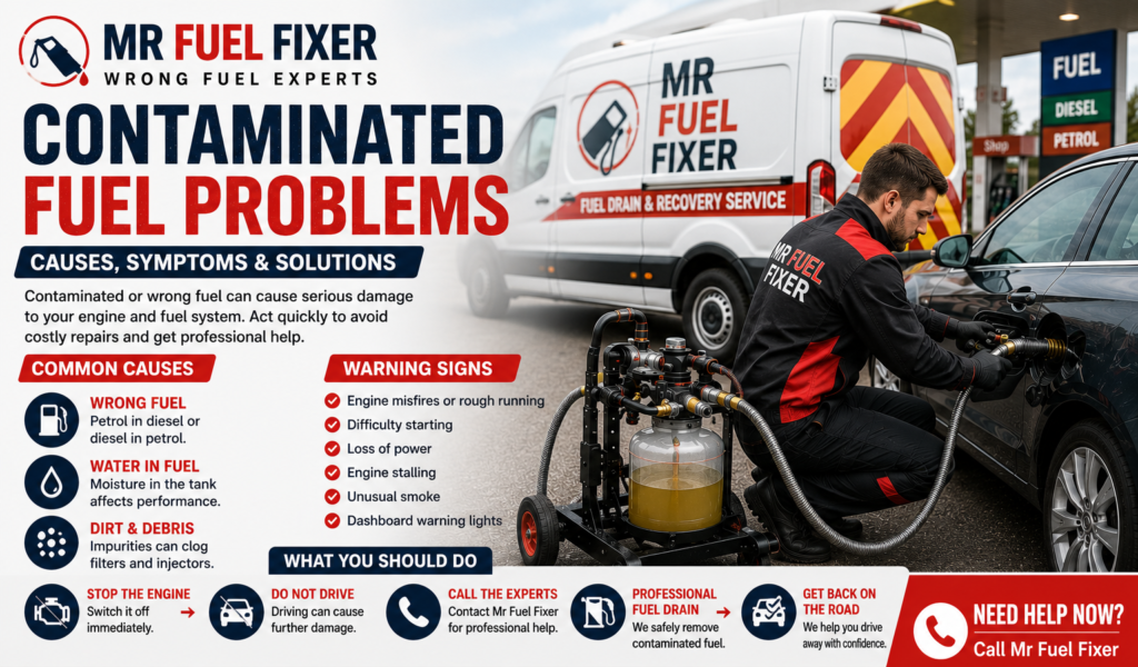 Contaminated Fuel Problems – Causes, Symptoms and What to Do