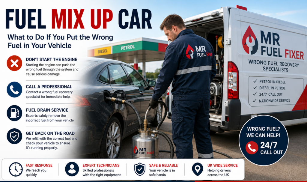Fuel Mix-Up Car: What to Do If You Put the Wrong Fuel in Your Vehicle