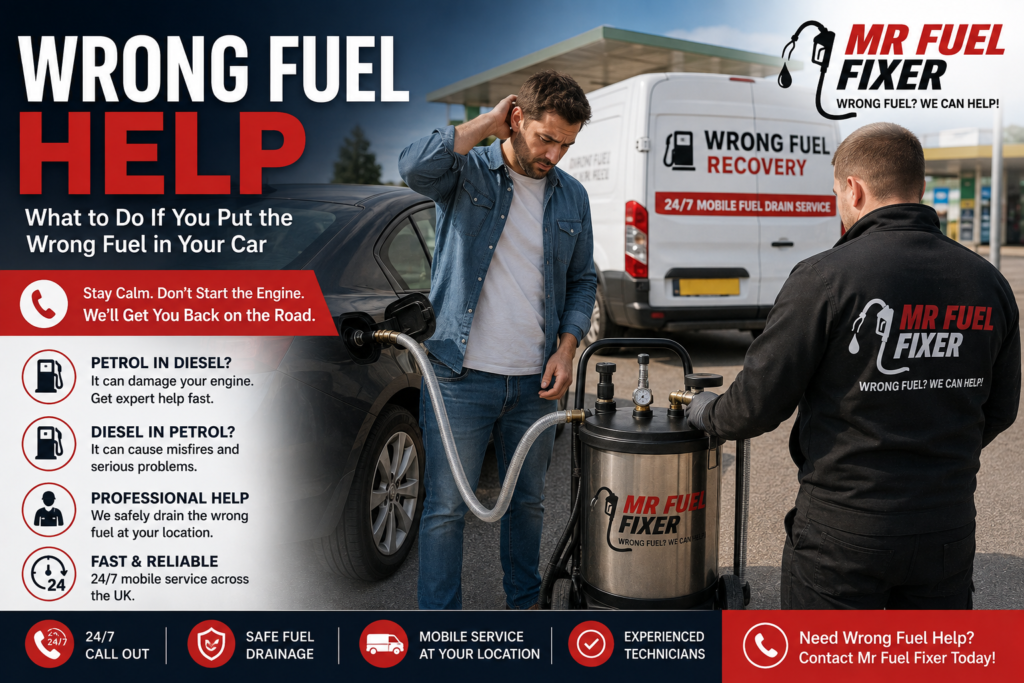 Wrong Fuel Help: What to Do If You Put the Wrong Fuel in Your Car