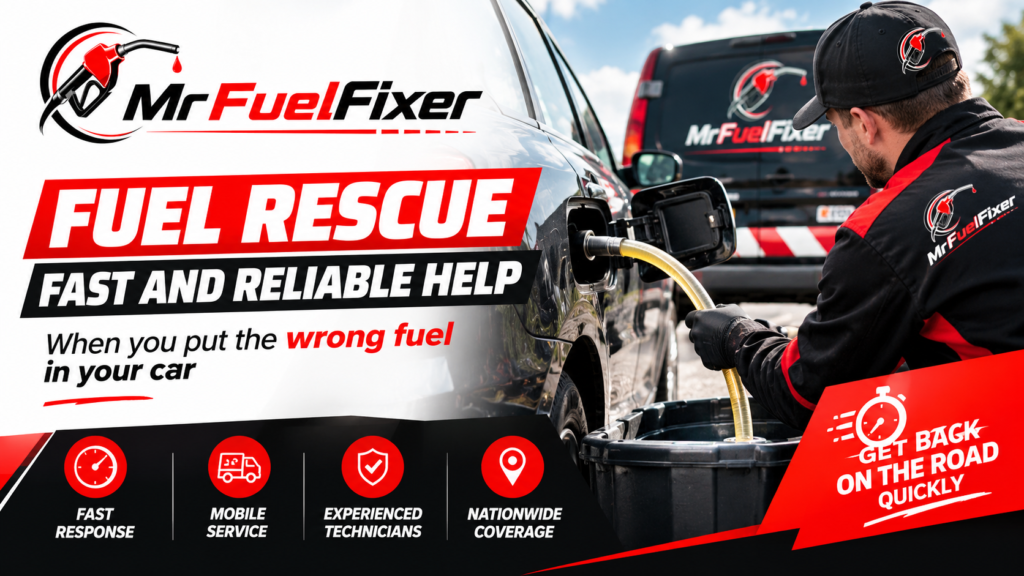 Fuel Rescue: Fast and Reliable Help When You Put the Wrong Fuel in Your Car